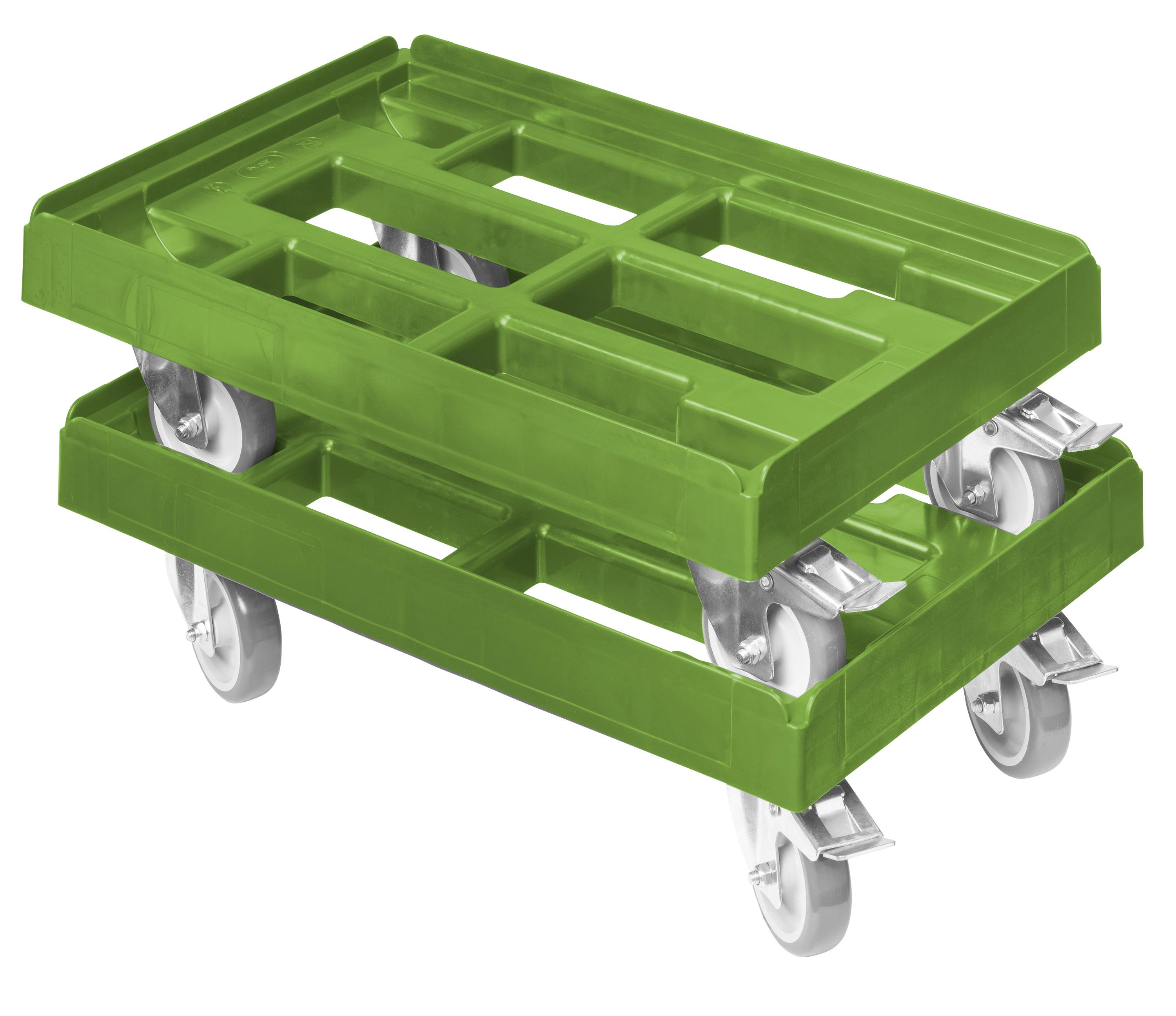 Transportroller Transportwagen Rolli für Kisten 80 x 60 cm 400 kg Traglast 