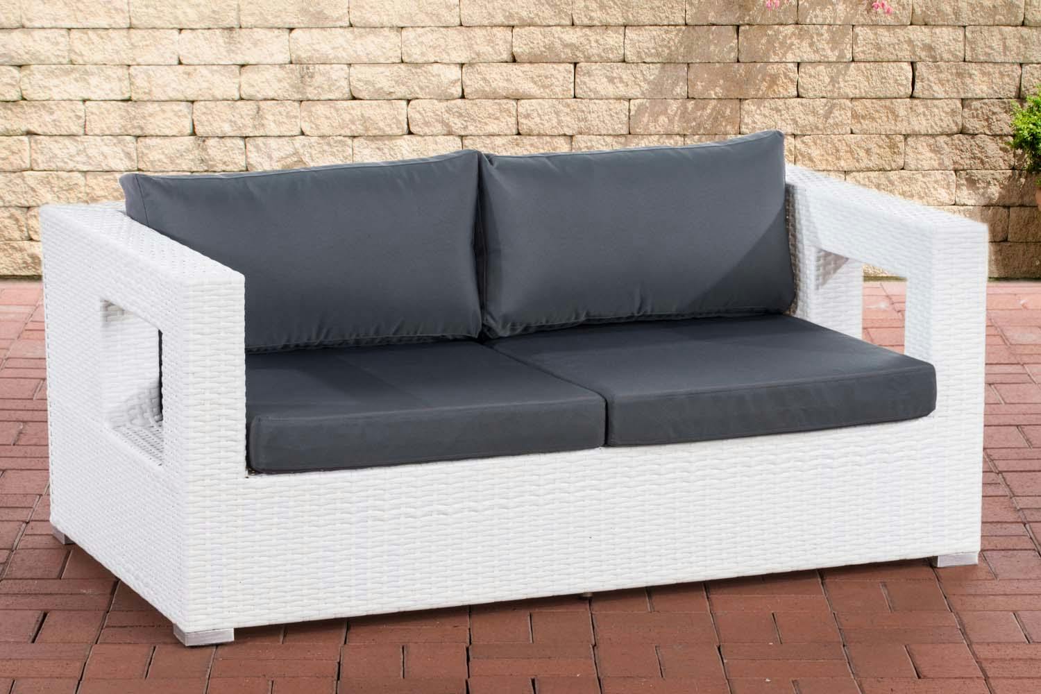 2er Sofa Honolulu eisengrau weiß METRO Marktplatz