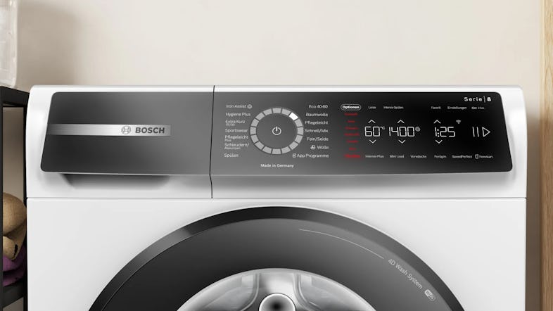 Bosch Serie Marktplatz METRO 8 Frontlader 9 RPM | Waschmaschine WGB244040 Weiß kg 1400
