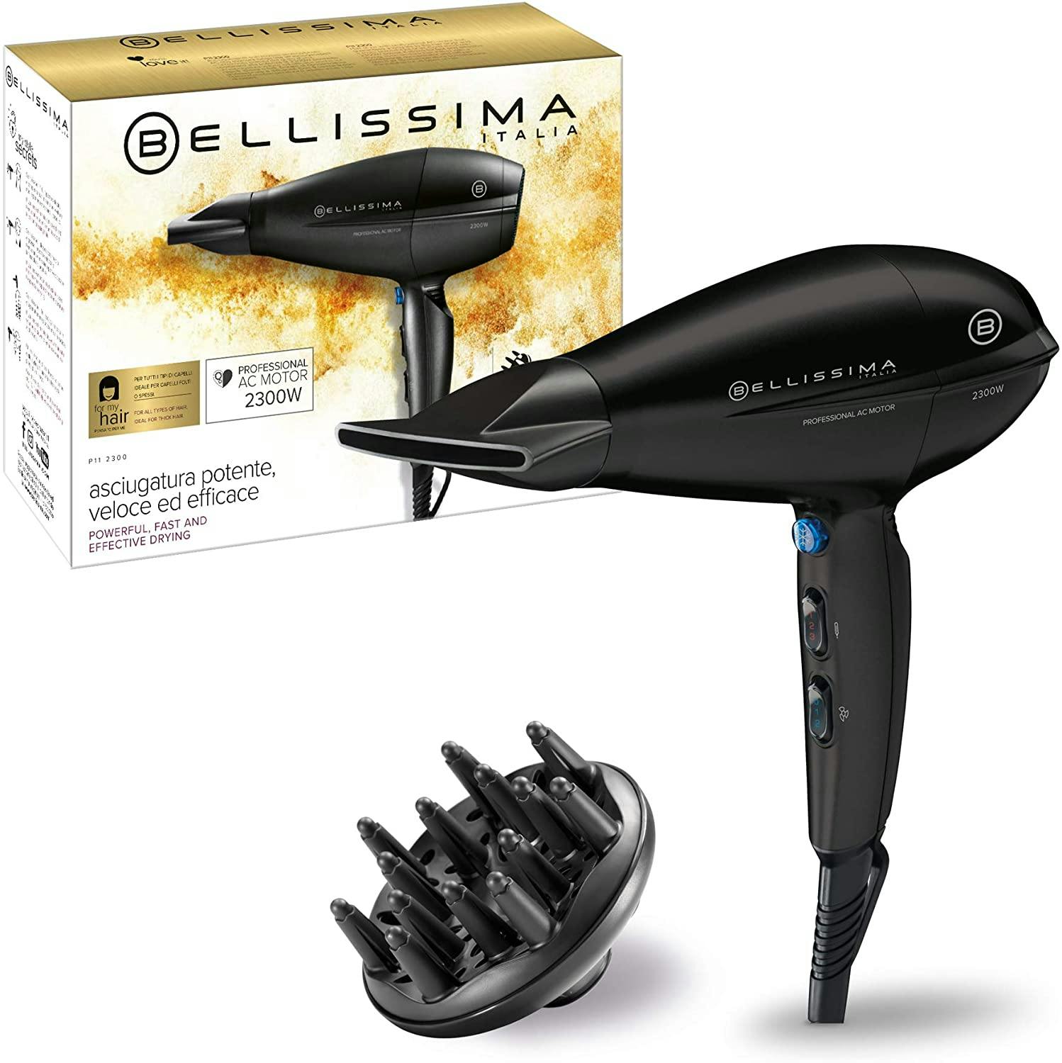 Imetec Bellissima P11 2300 - Secador De Pelo Profesional, 2300 W ...