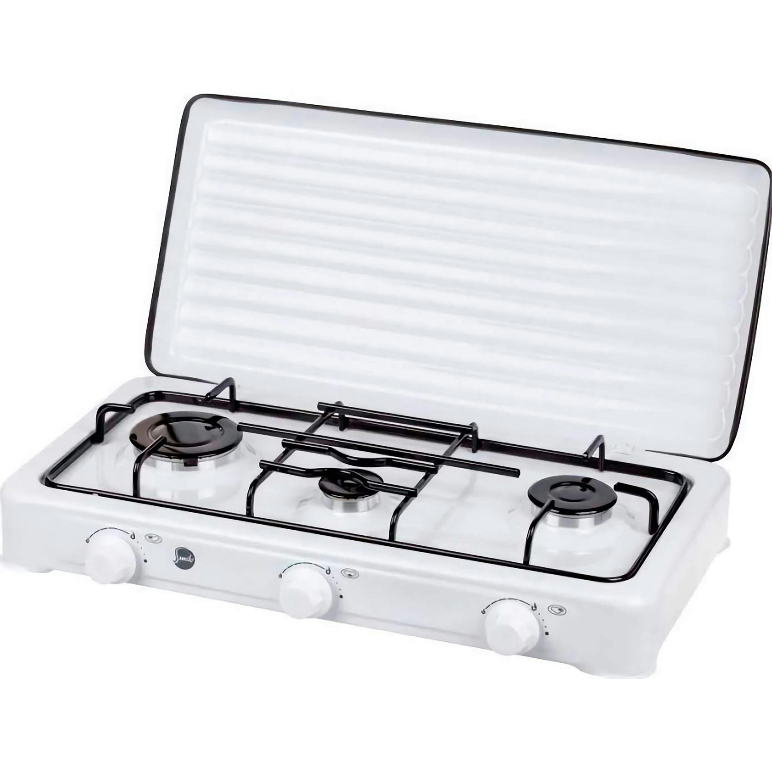 MasterCook - Fornello a gas bistrò portatile 1 fuoco 2.1 Kw con bomboletta  ricaricabile NON inclusa perfetto per case a mare o per campeggio o come  fornello di emergenza : .it: Sport