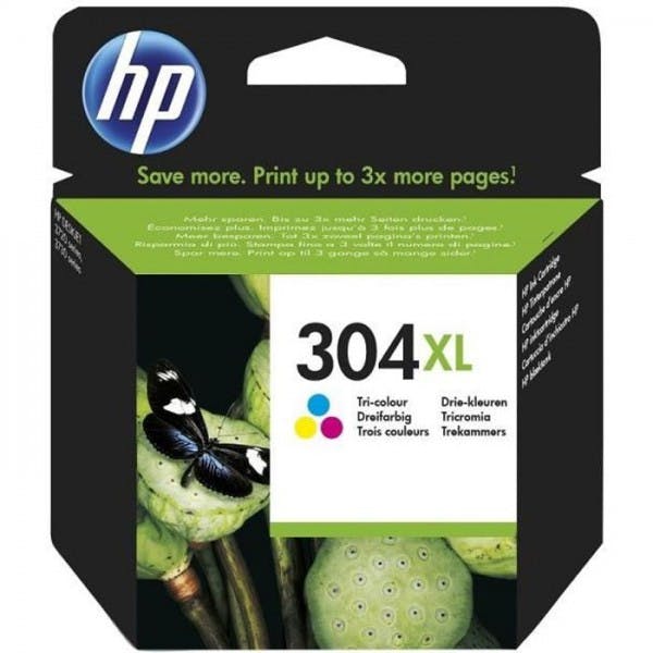 HP - HP 305 Cartouche d'Encre Trois Couleurs Authentique (3YM60AE)