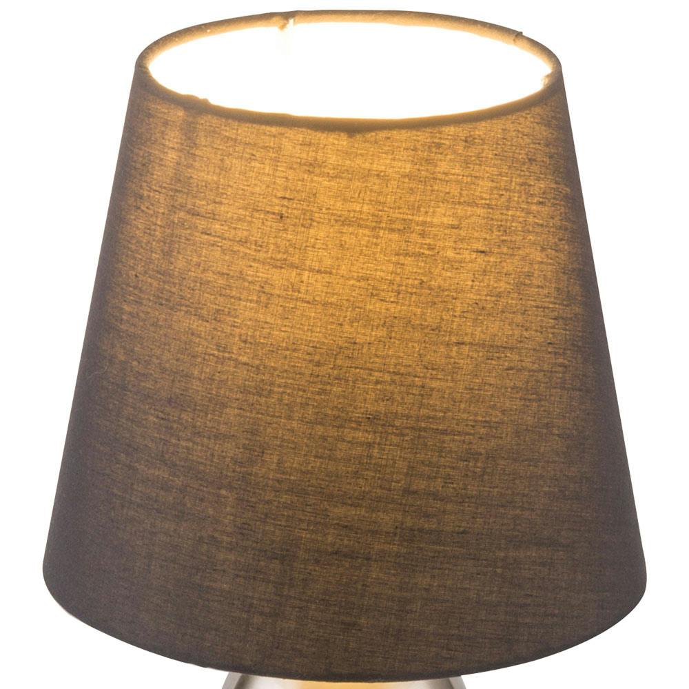 LED Design Tisch Leuchte Lese Lampe Ess Zimmer Beleuchtung Gitter Bronze Braun 