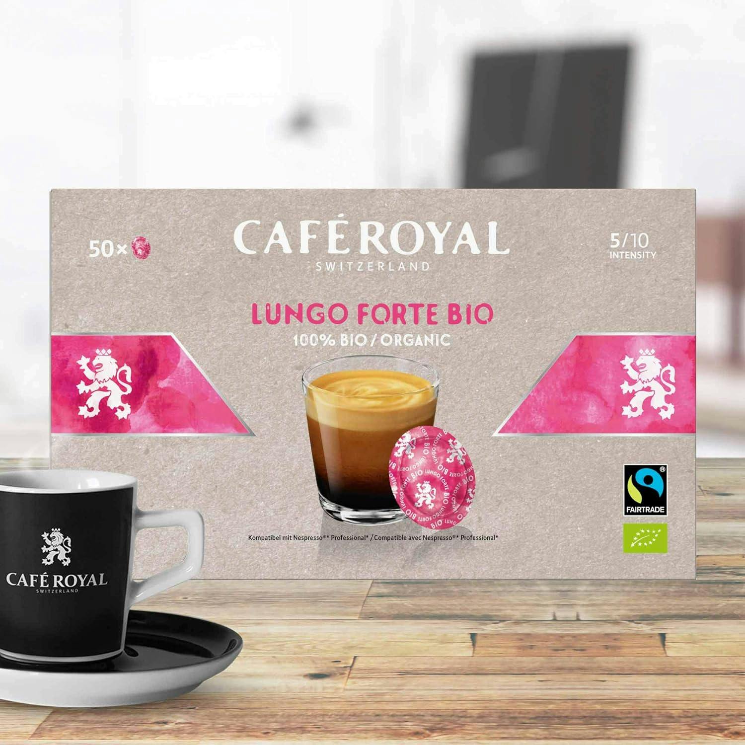 300 Capsules café lungo forte compatibles Nespresso pro® - Café Royal Pro