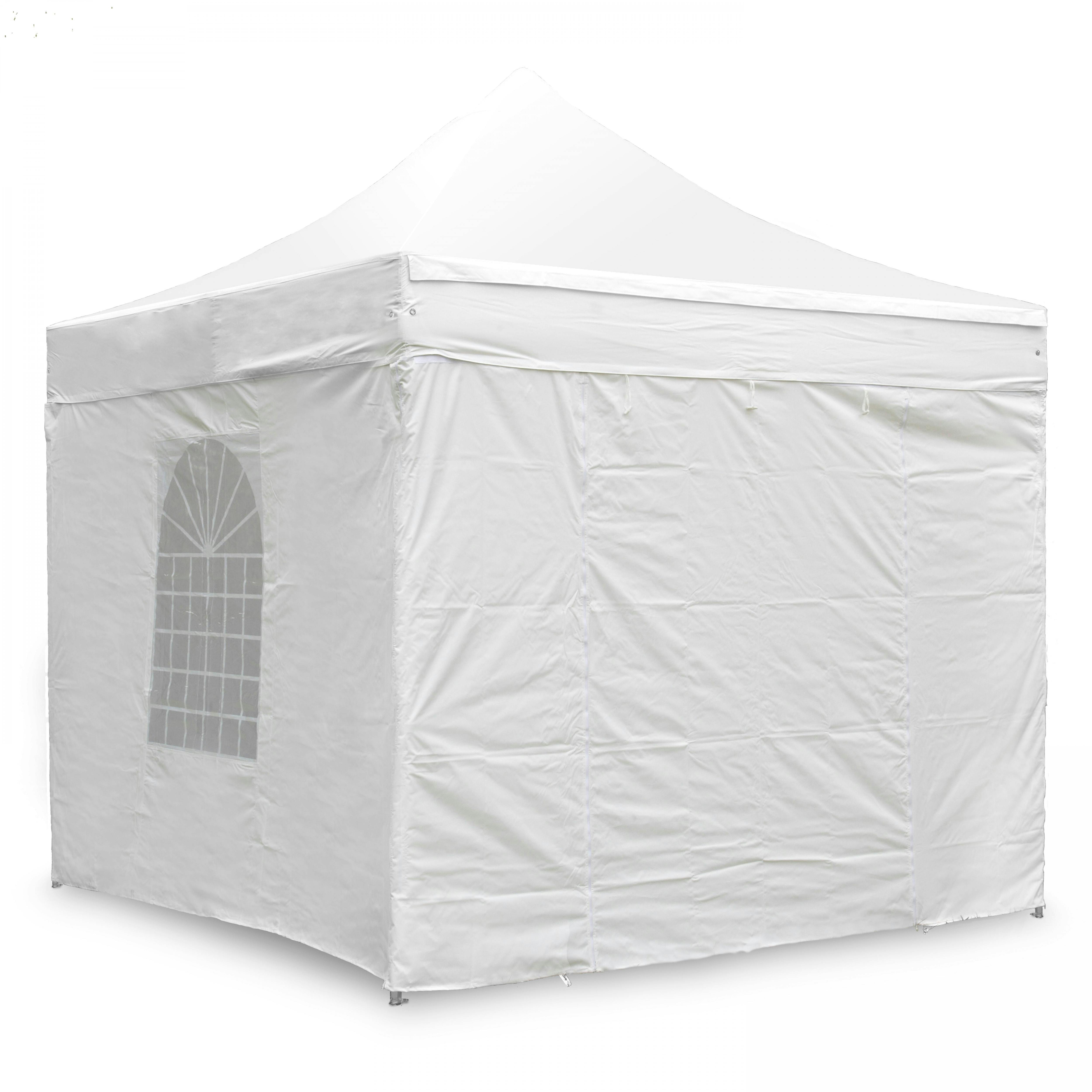 Auvent blanc de 4 m pour tente pliante PRO 40 300g/m²