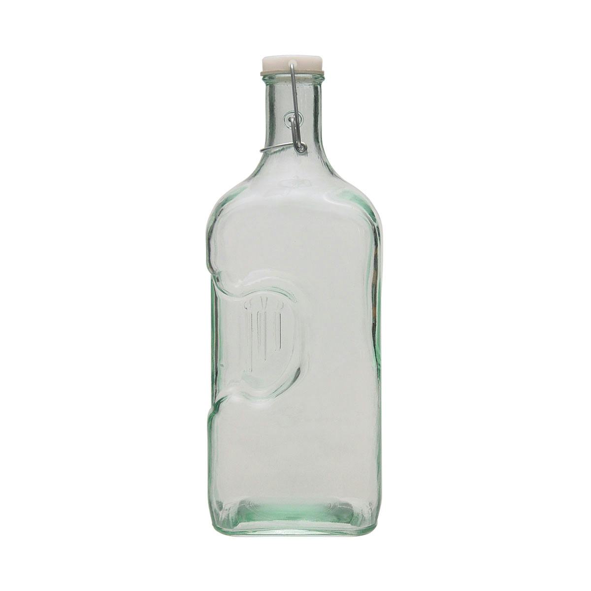 pack de 6 botella 2 l. frigo vidrio rustico