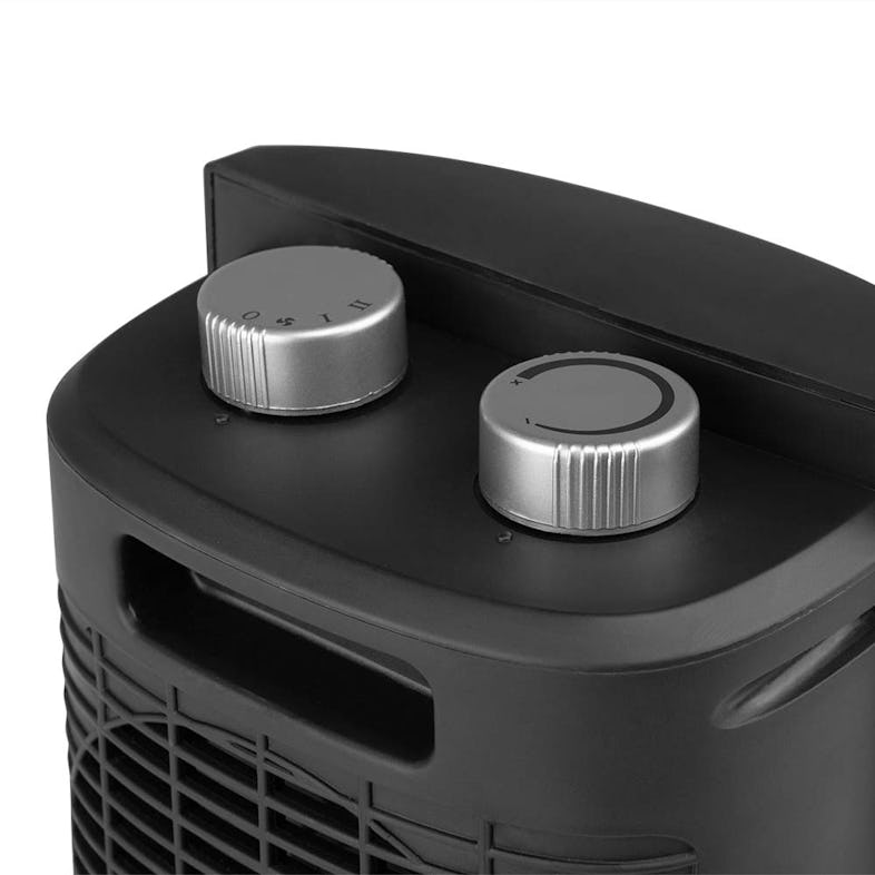 Orbegozo calefactor horizontal FH 5035, termostato regulable, 2 niveles de  potencia, función ventilador, asa de transporte, 2500 W