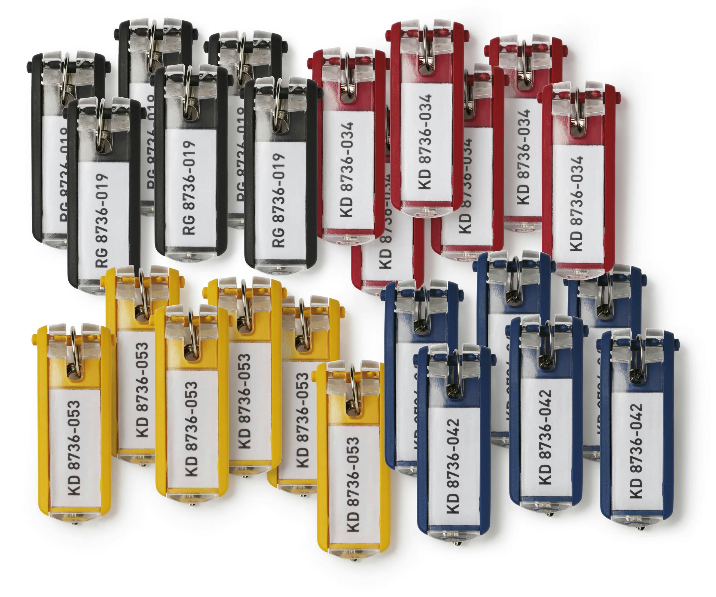 Durable Schlüsselanhänger KEY CLIP Key Box farbig sortiert Ku. 