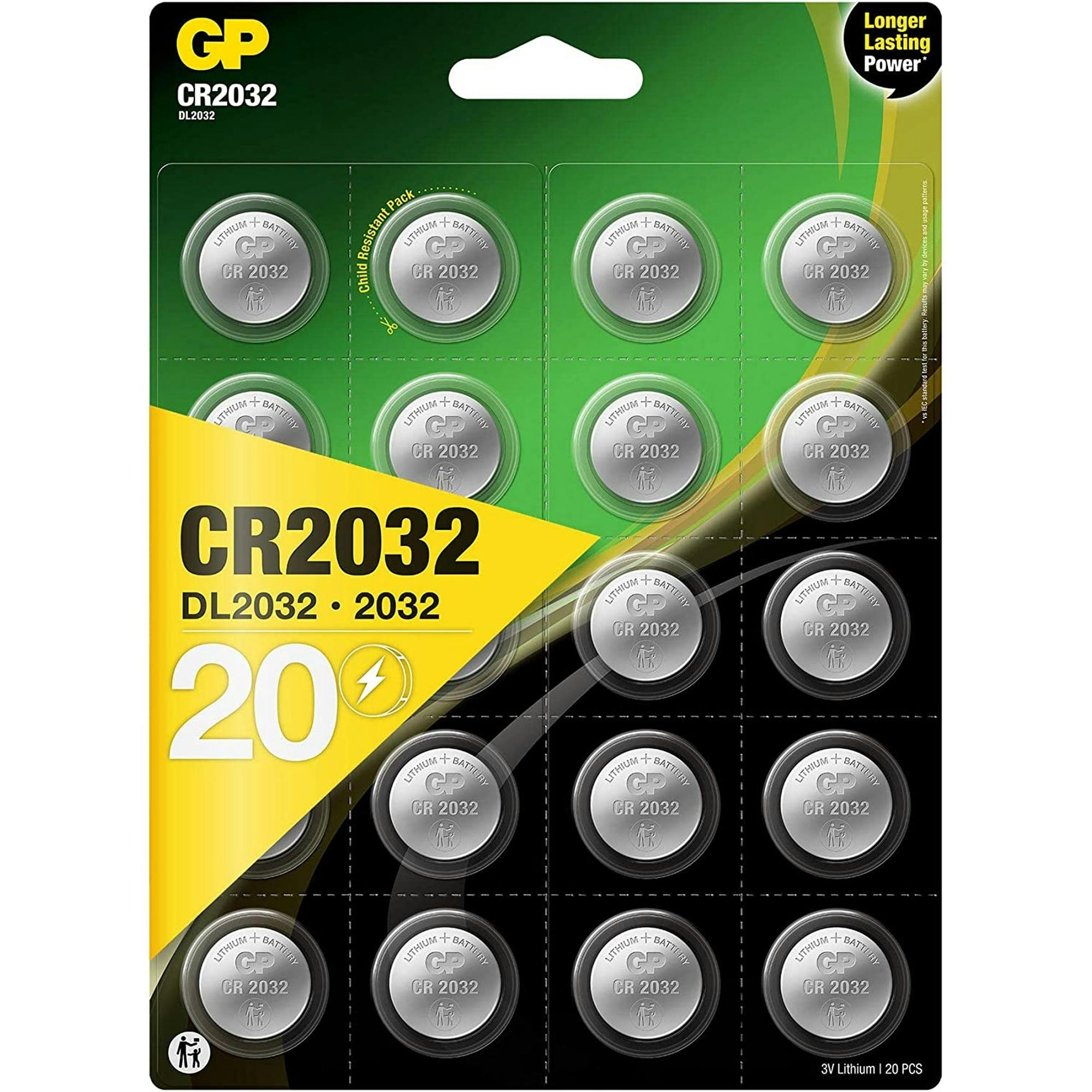 GP CR2450 3V - Pack de 10 Pilas CR 2450 de Litio botón Litio Puro, Mayor  Rendimiento y duración Sin Mercurio