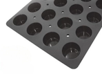 Moule pour 12 mini tartelette en silicone elastomoules - RETIF