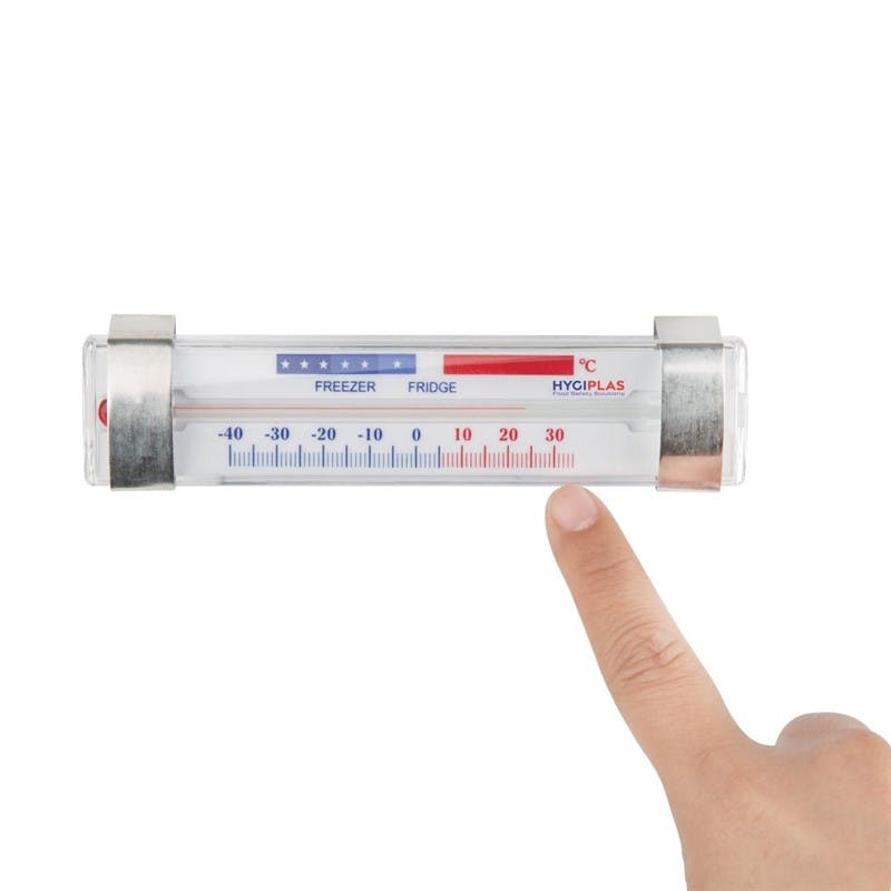 Mini thermomètre professionnel blanc étanche à crochet HYGIPLAS