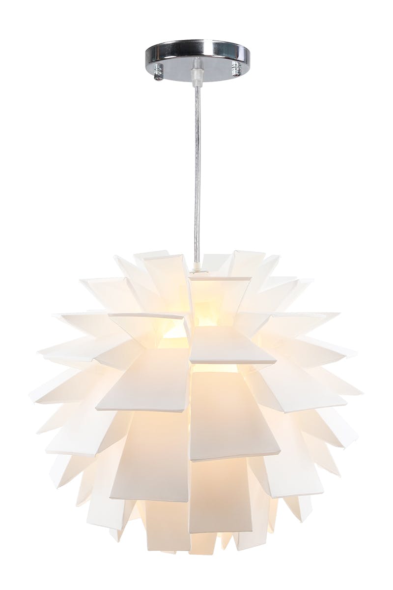 SalesFever Hanglamp Rond | 1-lichts Hanglamp | Kunststof Lampenkap | B ...