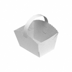 Tragebox für Tortenstücke weiß 27x18x10cm 50 Stück 