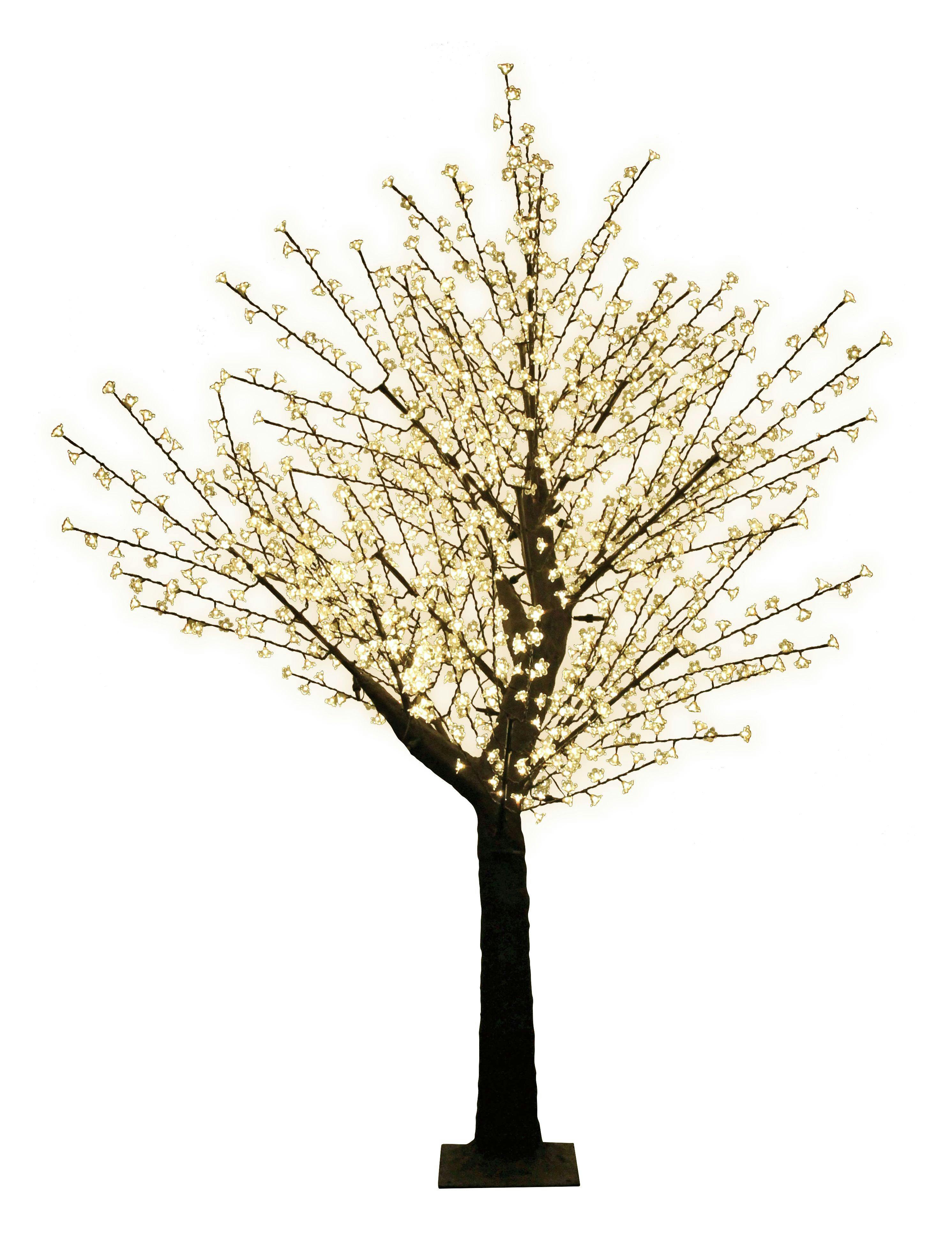 METRO Professional Arbre à fleurs de cerisier, 2 x 1,9 x 2,8 m, 1200 LED,  17,5 W, résistant à la corrosion , blanc chaud