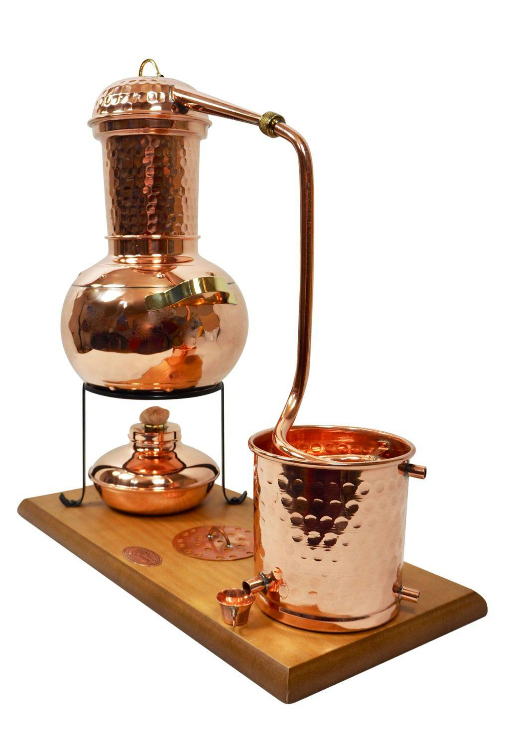 CopperGarden® Tischdestille Arabia 2 Liter ❁ Sorgenfrei Paket mit allem Zubehör 