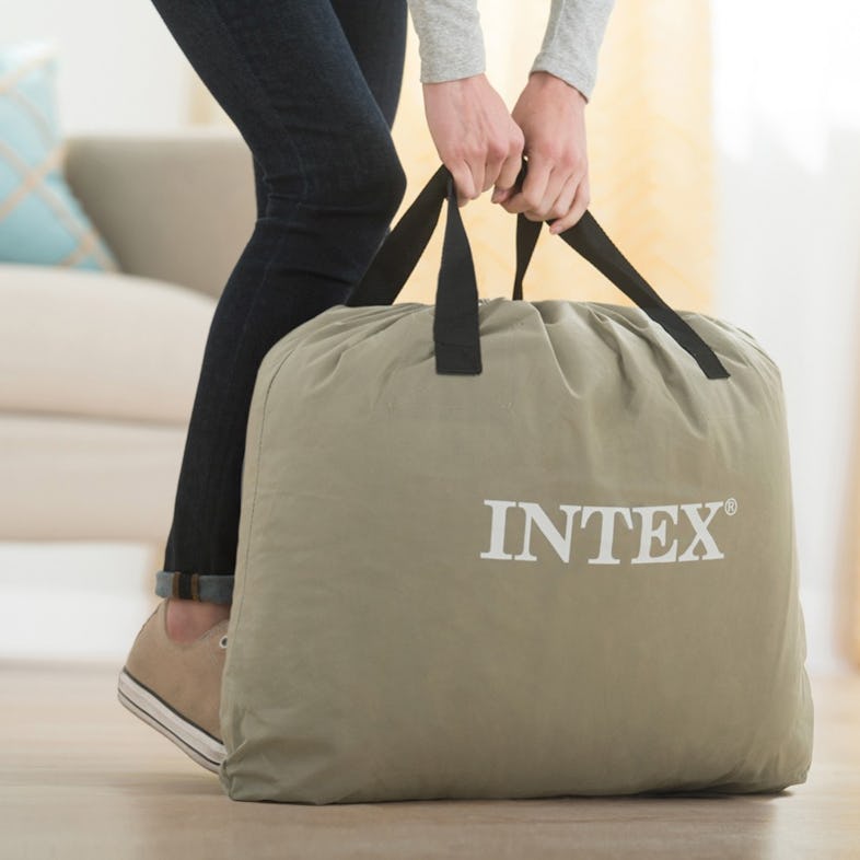 Colchón hinchable individual INTEX con cabecero