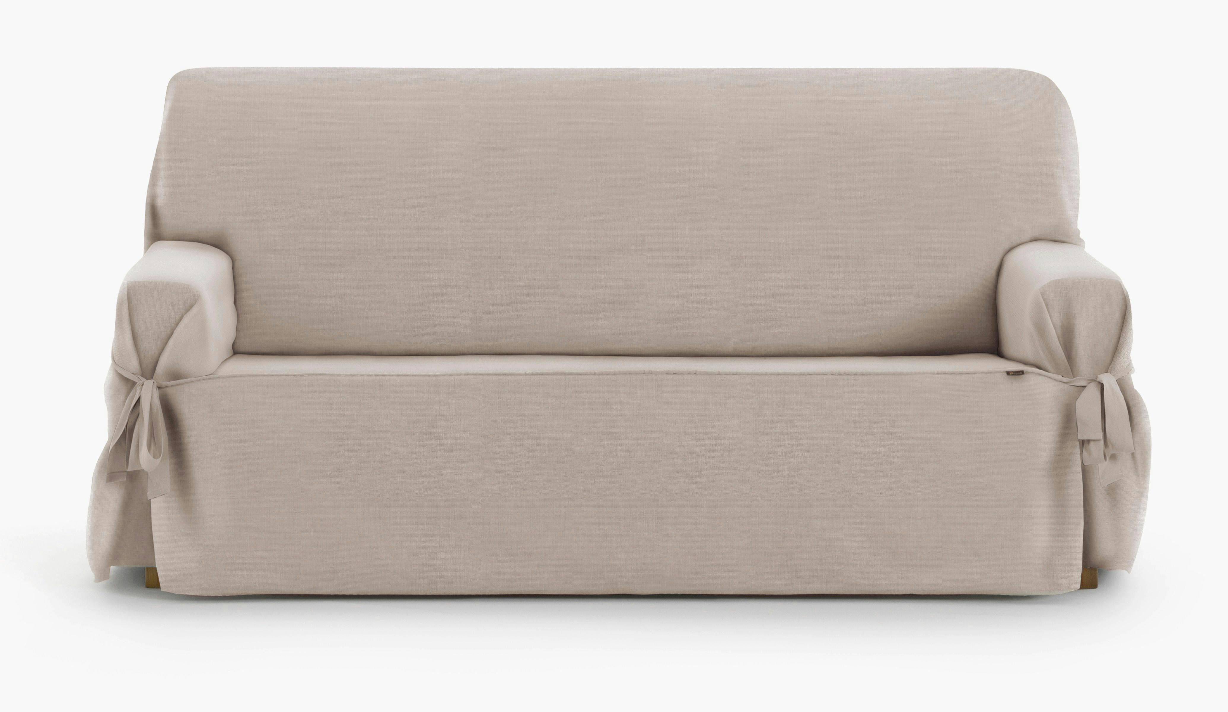 Funda de sofa con lazos Leire para sofa de 3 plazas - Color 11 Beige Oscuro  | MAKRO Marketplace