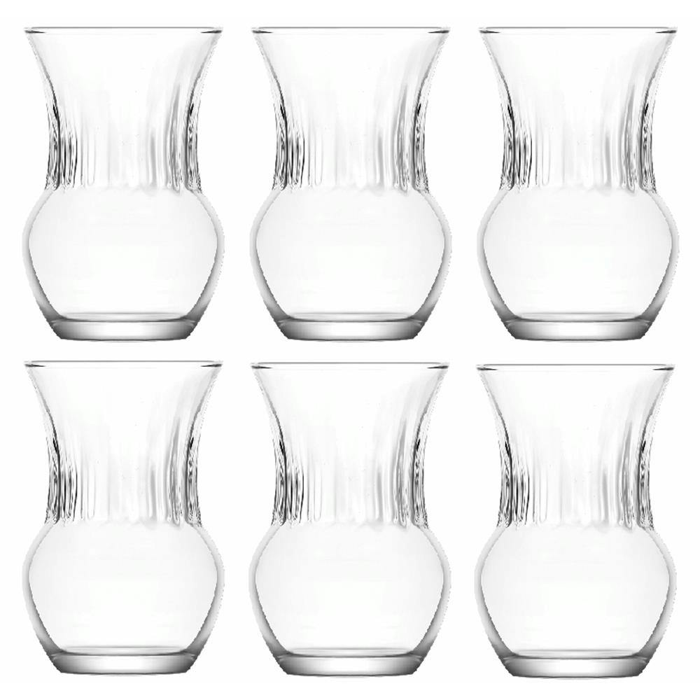 6 Teeglass aida Pasabahce Teegläser Tee Glas Gläser Türkisch Teeglas Cay Bardagi 