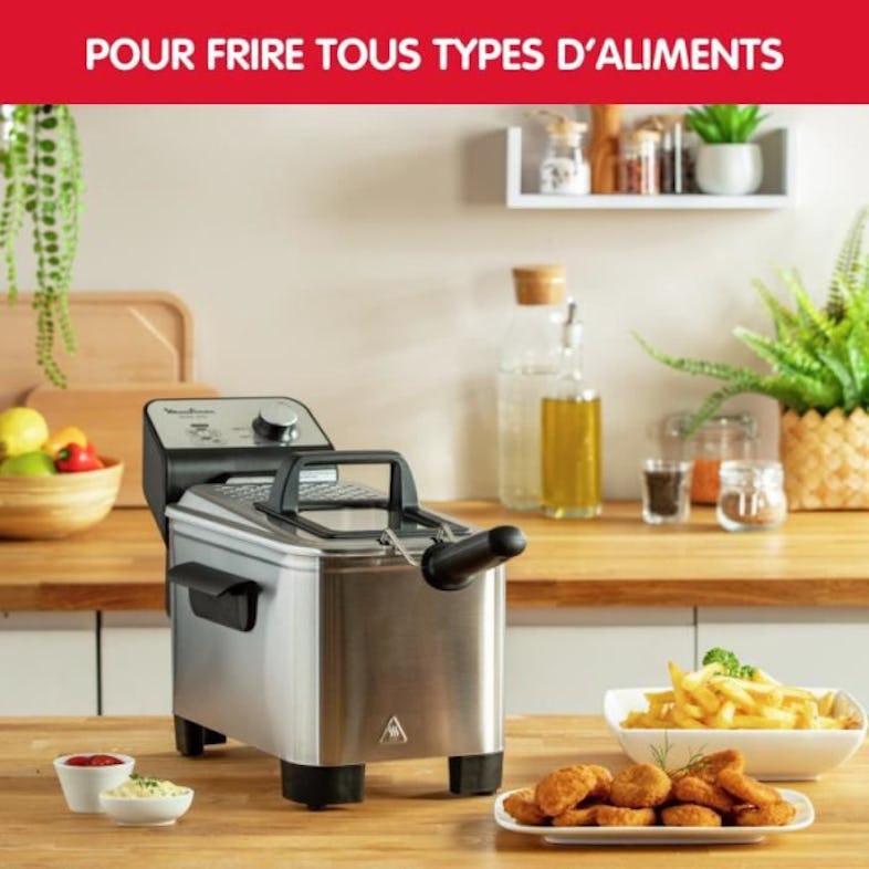 Turbo cuisine et fry multicuiseur yy4903fb Moulinex noir