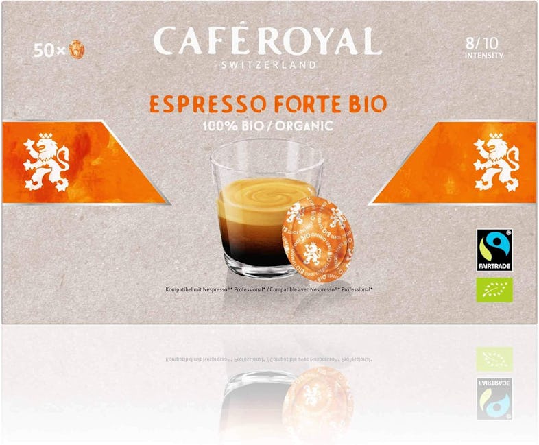 Lot de 100 Capsules Expresso Café Royal - Compatible Nespresso –