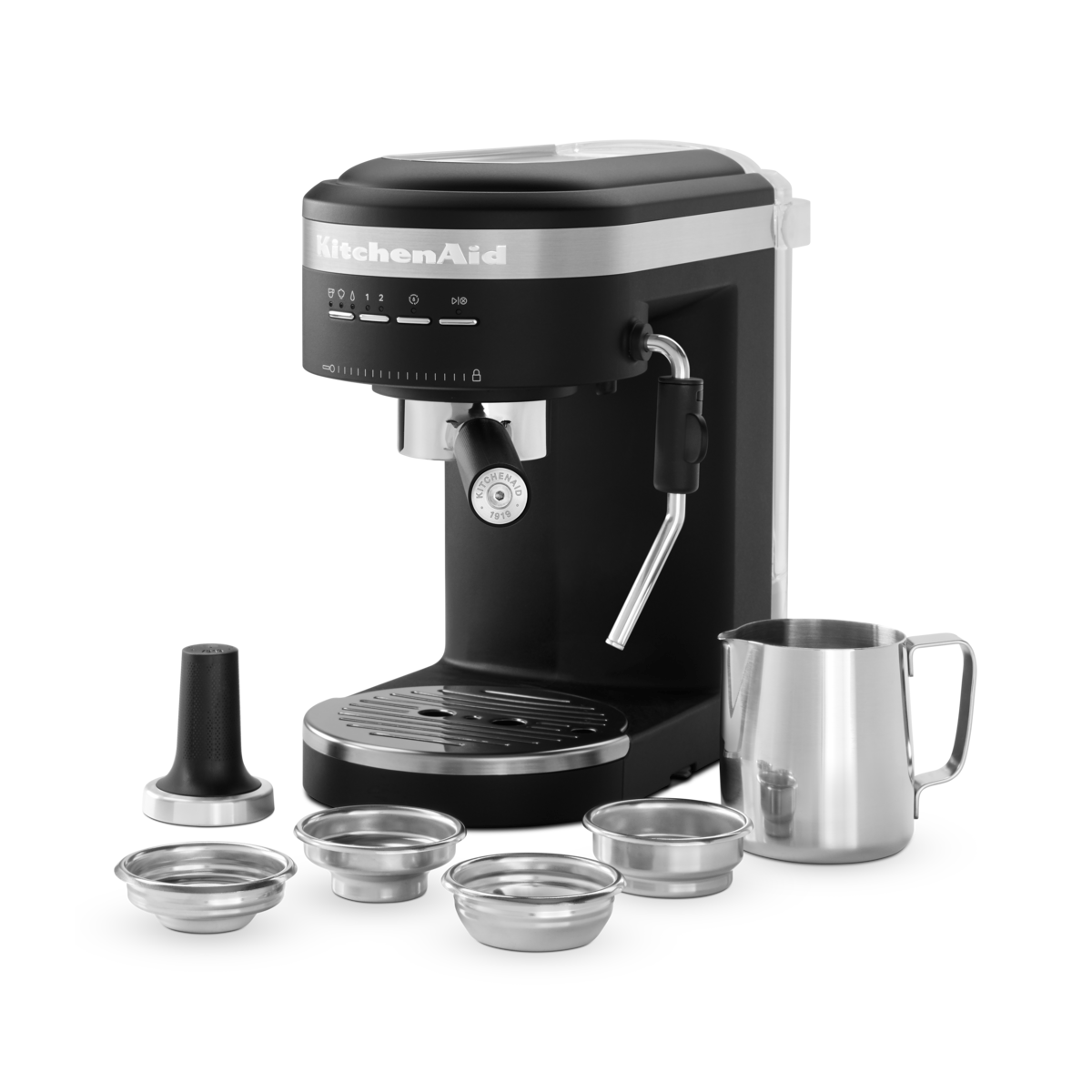 KitchenAid Espressomachine 5KES6403EBM, met zeef, mat zwart Makro