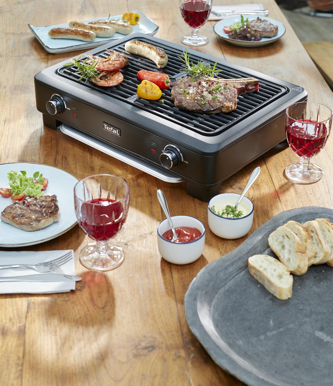 Tefal Indoor Grill TG9008 Smoke Less METRO Marktplatz