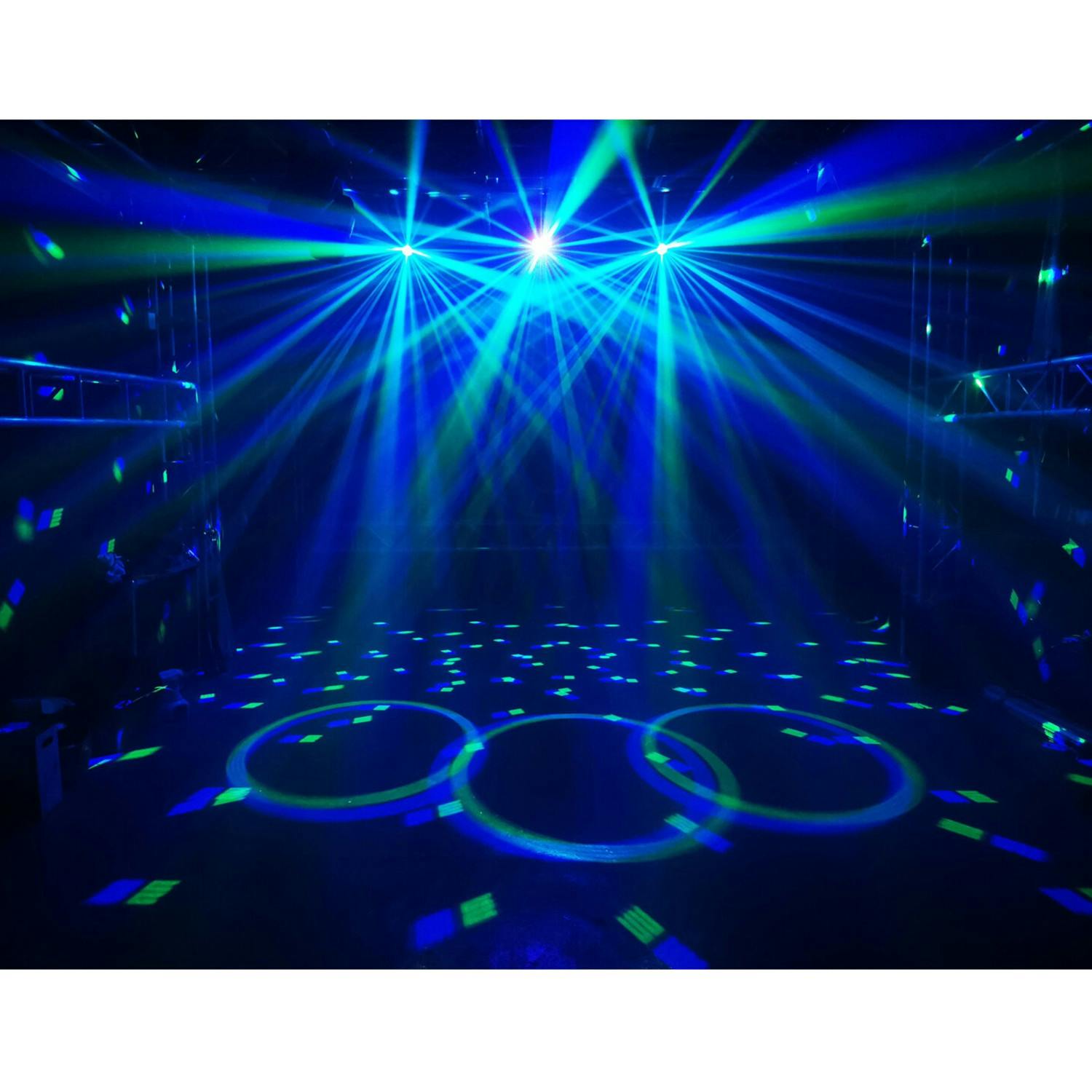 Ibiza Light FULLMOON - Jeu de lumière - DMX 5-EN-1 - LAS R+G