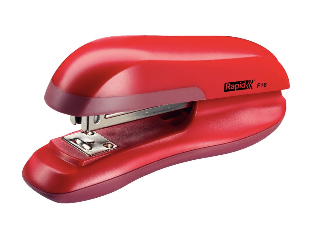 Amarillento Caligrafía respuesta Grapadora Rapid mod. F16 (blíster), rojo | MAKRO Marketplace