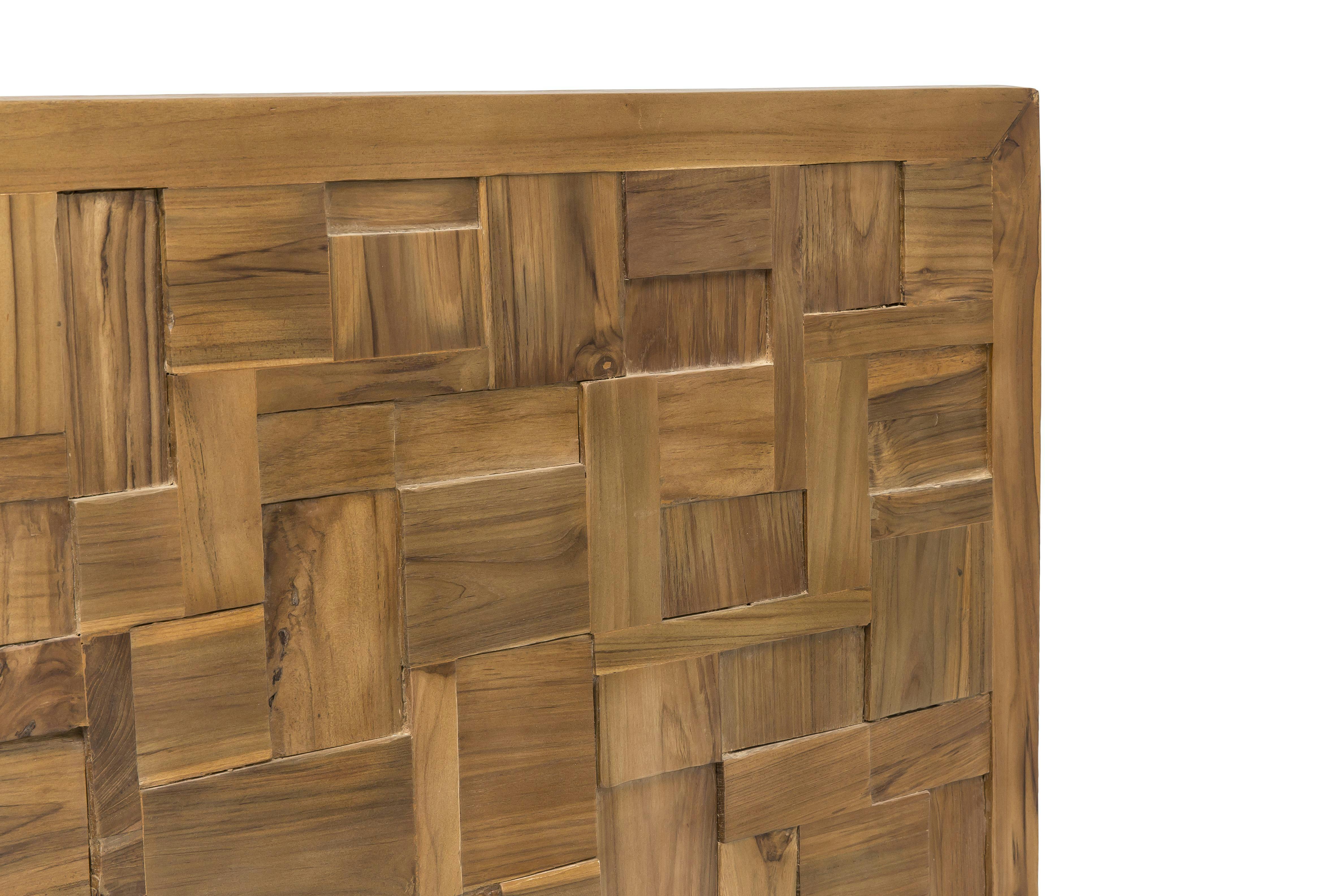 SIT Möbel Bett-Kopfteil 07996-57 natur Teak-Holz ROMANTEAKA aus T | 120 B | 5 x Marktplatz | | | 220 x METRO cm H | Serie