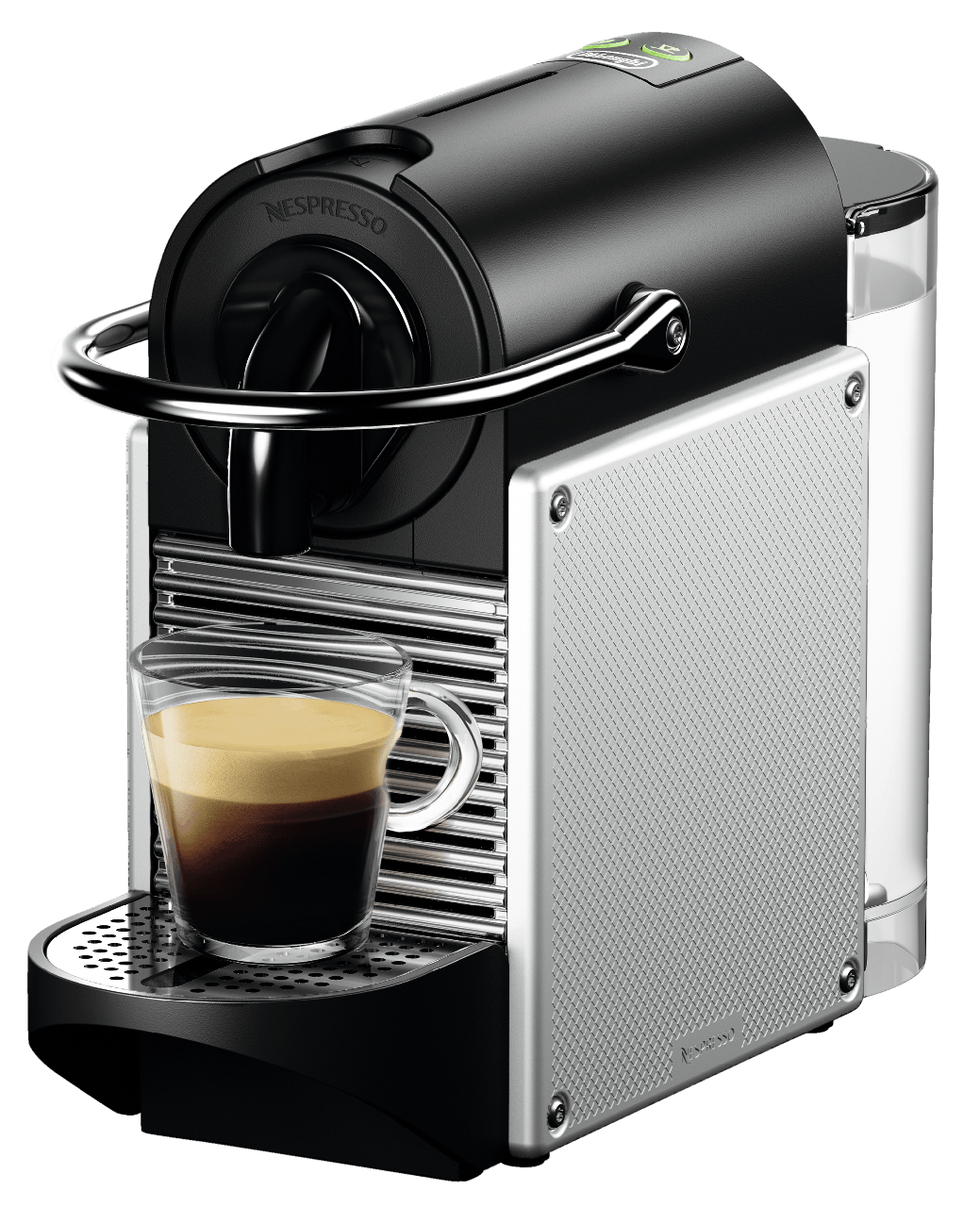 De'Longhi Macchina Nespresso Pixie EN124.S, nera / argento