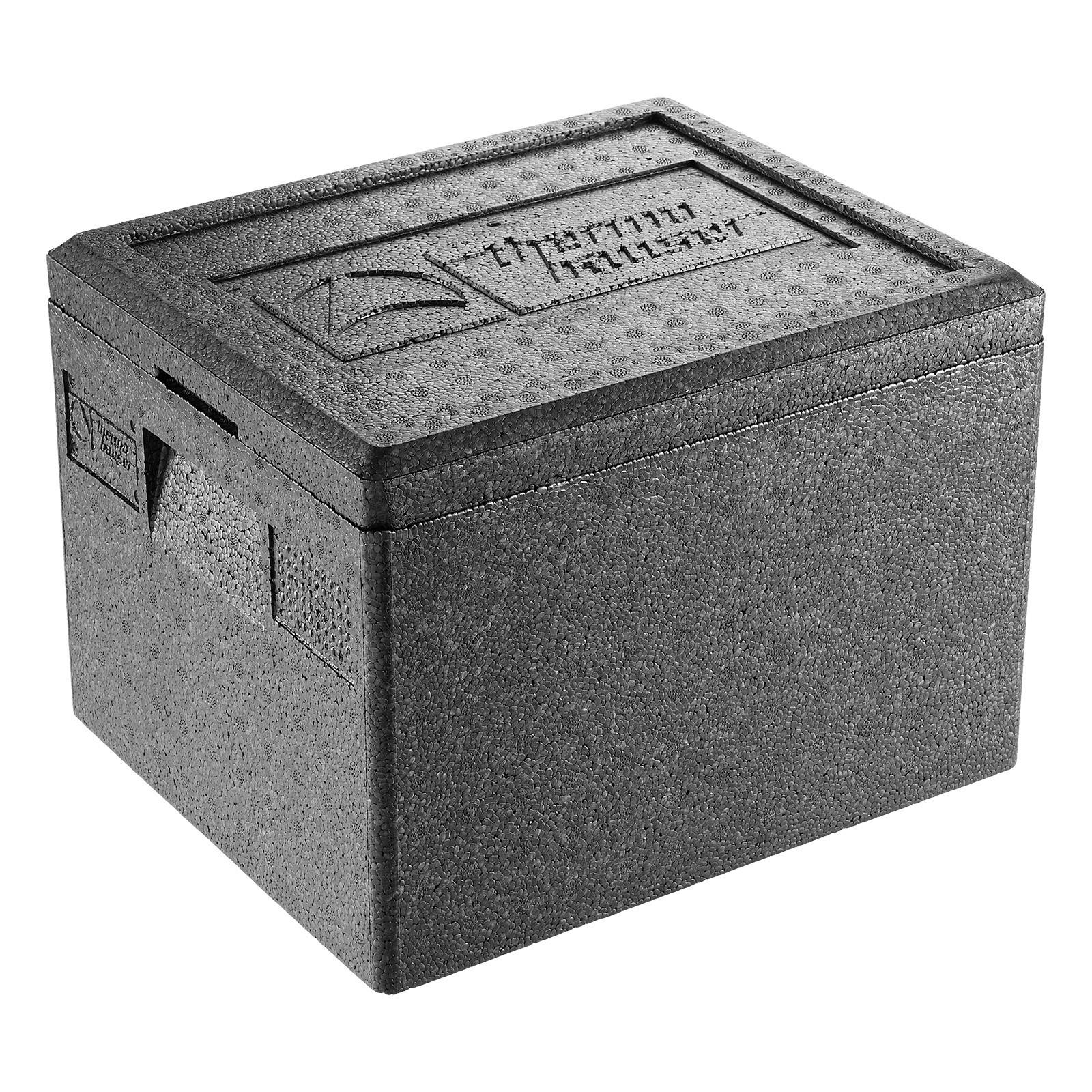 thermohauser EPP-Thermobox GN 1/2 schwarz, mit Deckel, 19 L