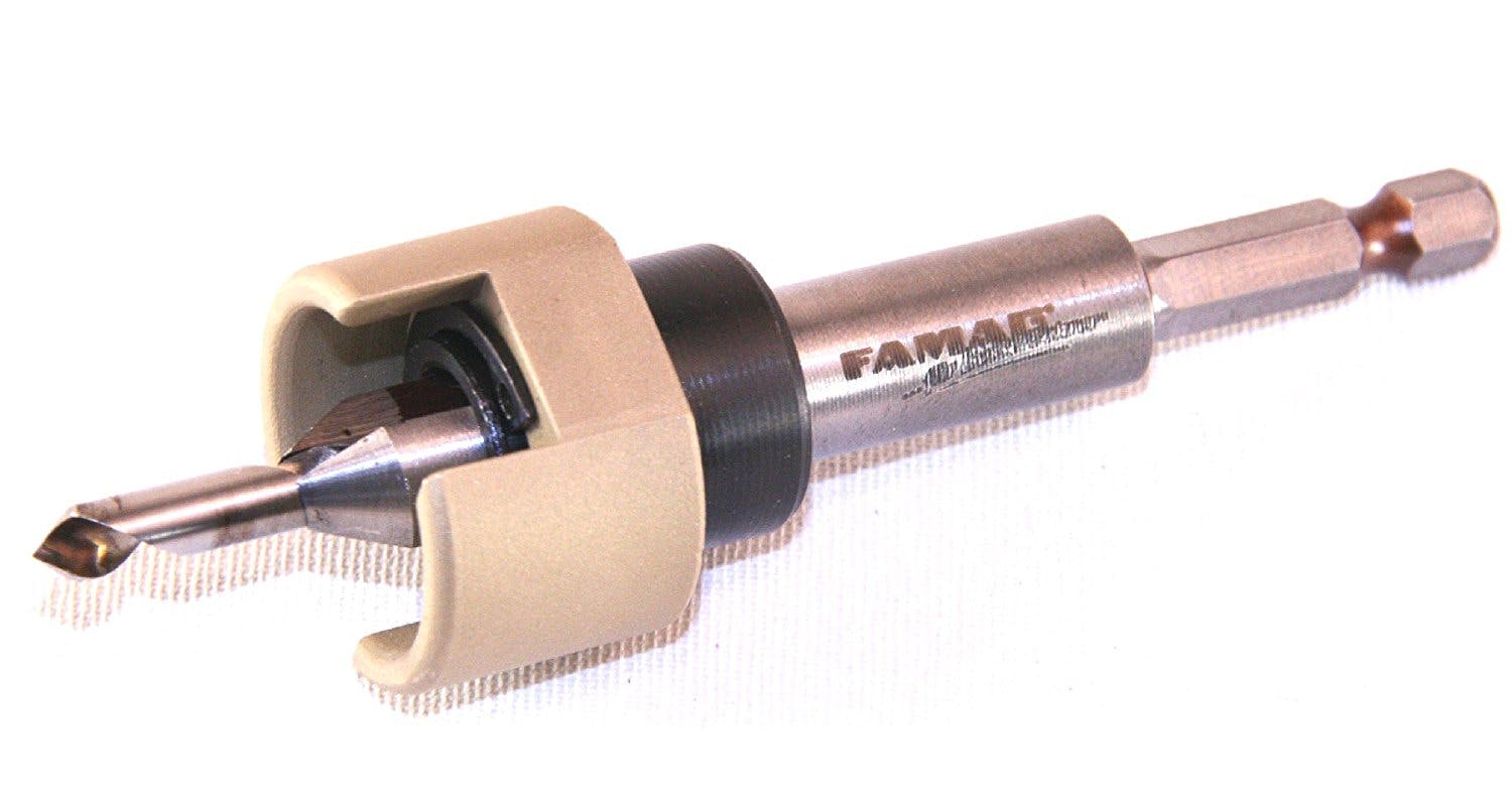 Senkdurchmesser 12mm FAMAG 3577 Bohrer-Senker-Satz 6mm mit Tiefenanschlag 