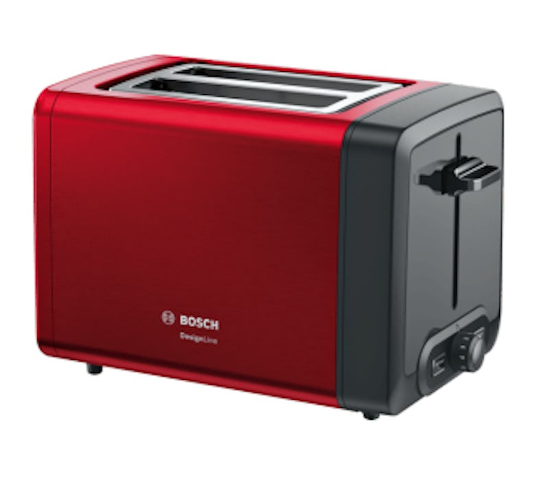 Marktplatz Toaster | Scheibe(n) 2 Bosch 970 TAT4P424DE Schwarz, W METRO Rot
