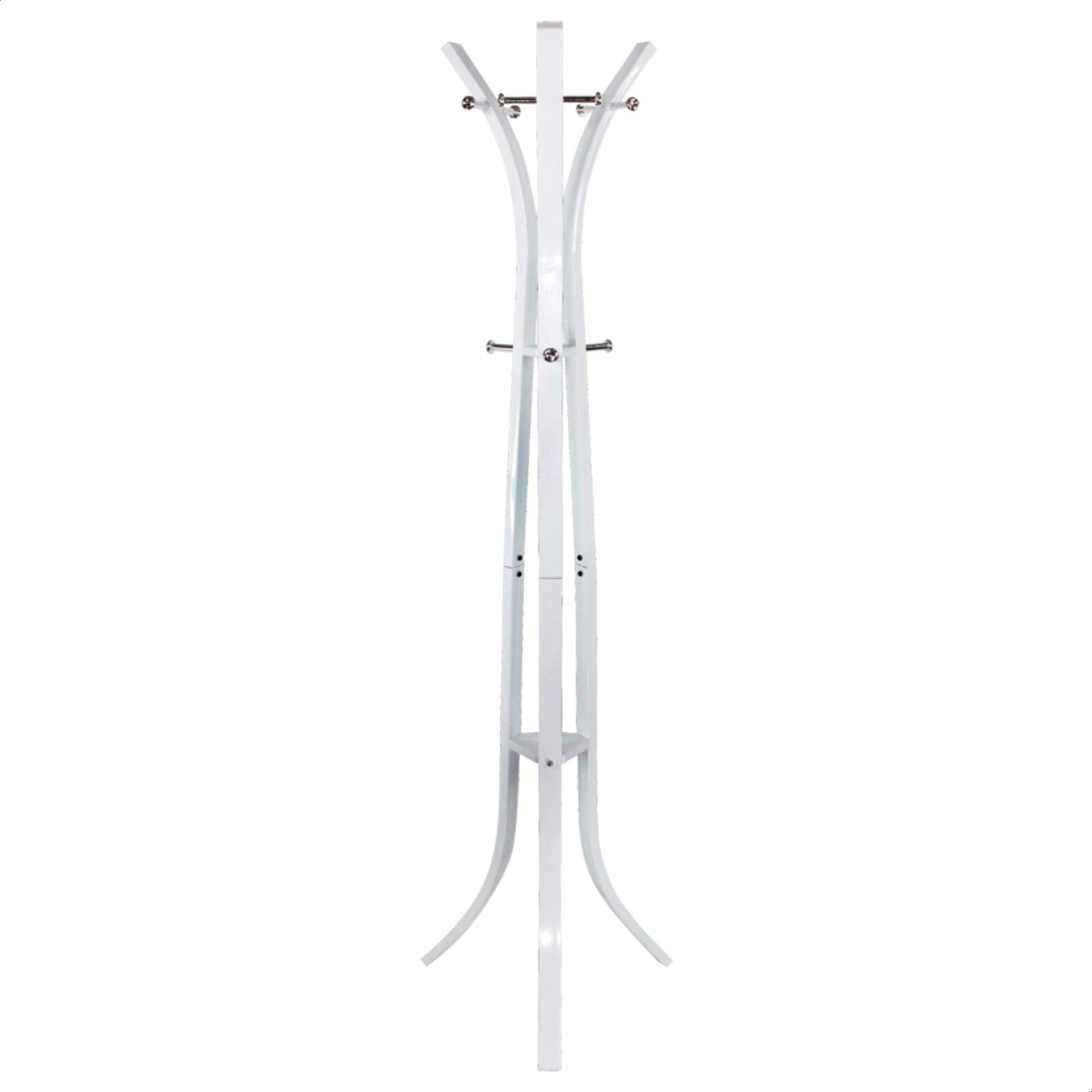 Perchero de pie Harp metal color blanco 36 x 180 cm