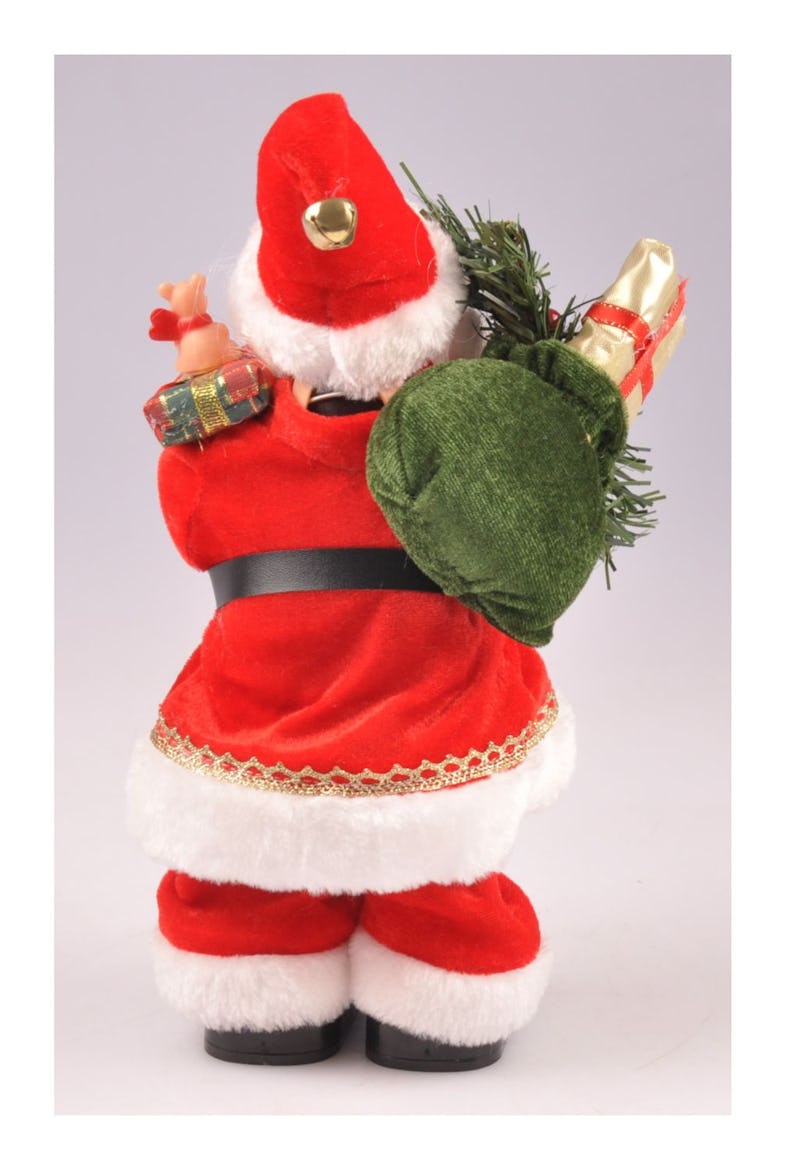 Singender Weihnachtsmann Nikolaus | Santa METRO Claus Marktplatz Weihnachtsdeko Weihnachtsfigur