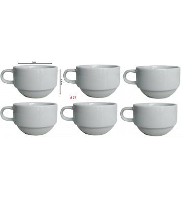 PIATTINO PER TAZZA CAPPUCCINO CONICA CM.15 - IPIB Forniture Alberghiere