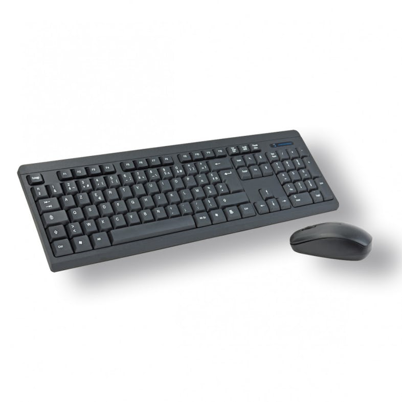 Pack clavier + souris sans fil mini - Bluestork Mini - noir