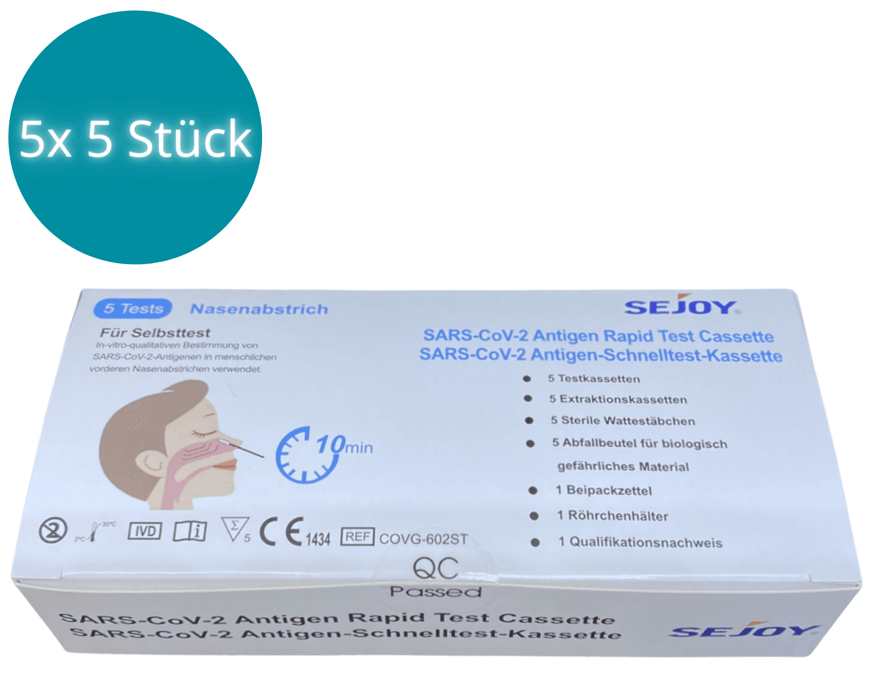 Schnelltest , Omikron Variante Auch Nachweisbar , Test Antigen ...