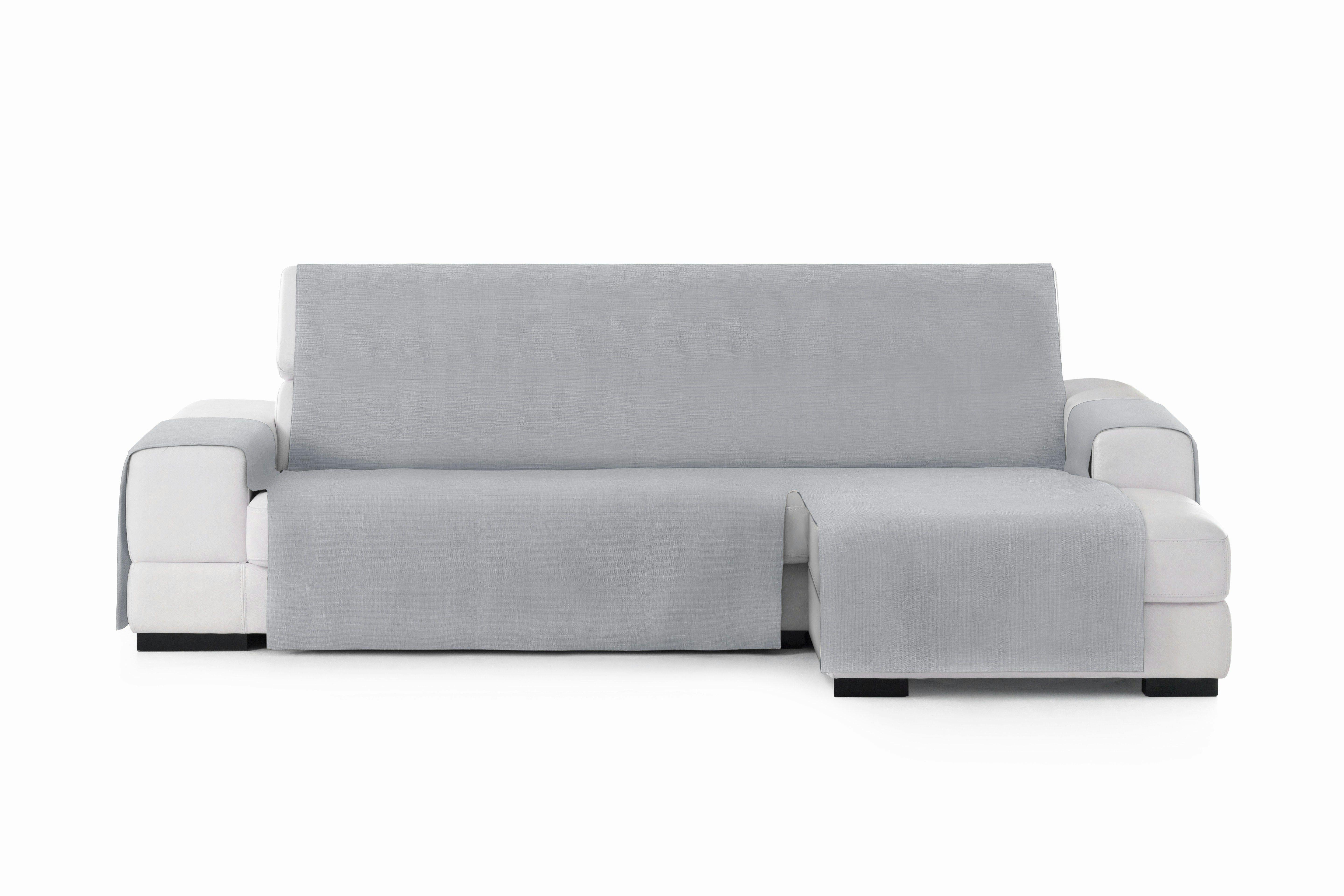 Funda para sofa chaise longue 290 cm brazo derecho - Leire - Color 06 Gris