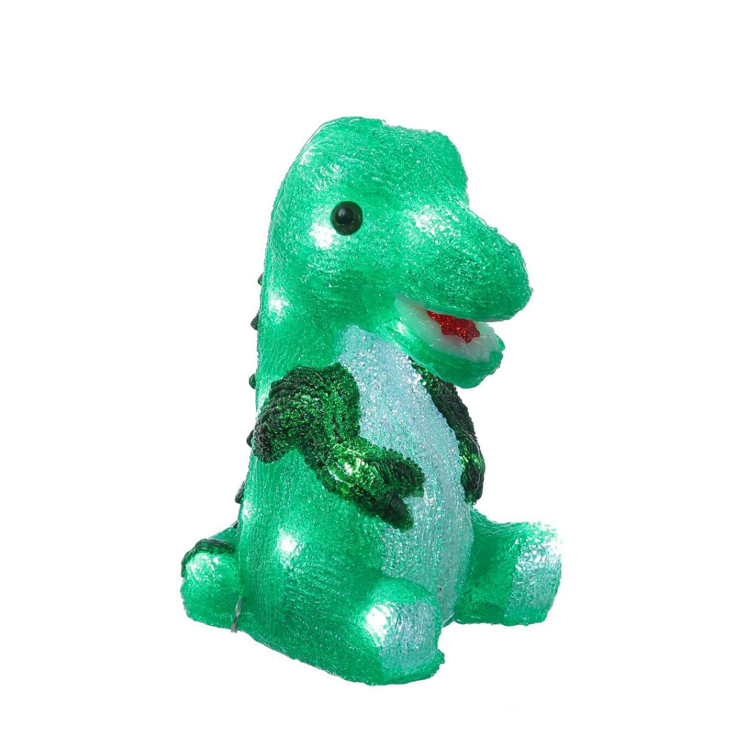 LED Dinosaurier Acryl Tierfigur Kinderzimmer Gartendekoration H 21cm