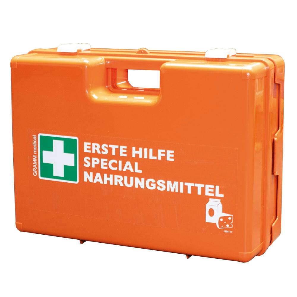 100% recycelter Erste-Hilfe-Koffer DIN 13157 Eco+ aus Holzstaub, Nachhaltiger Erste Hilfe Kasten inkl. Nachfüllset und Wandhalterung MADE IN  EU