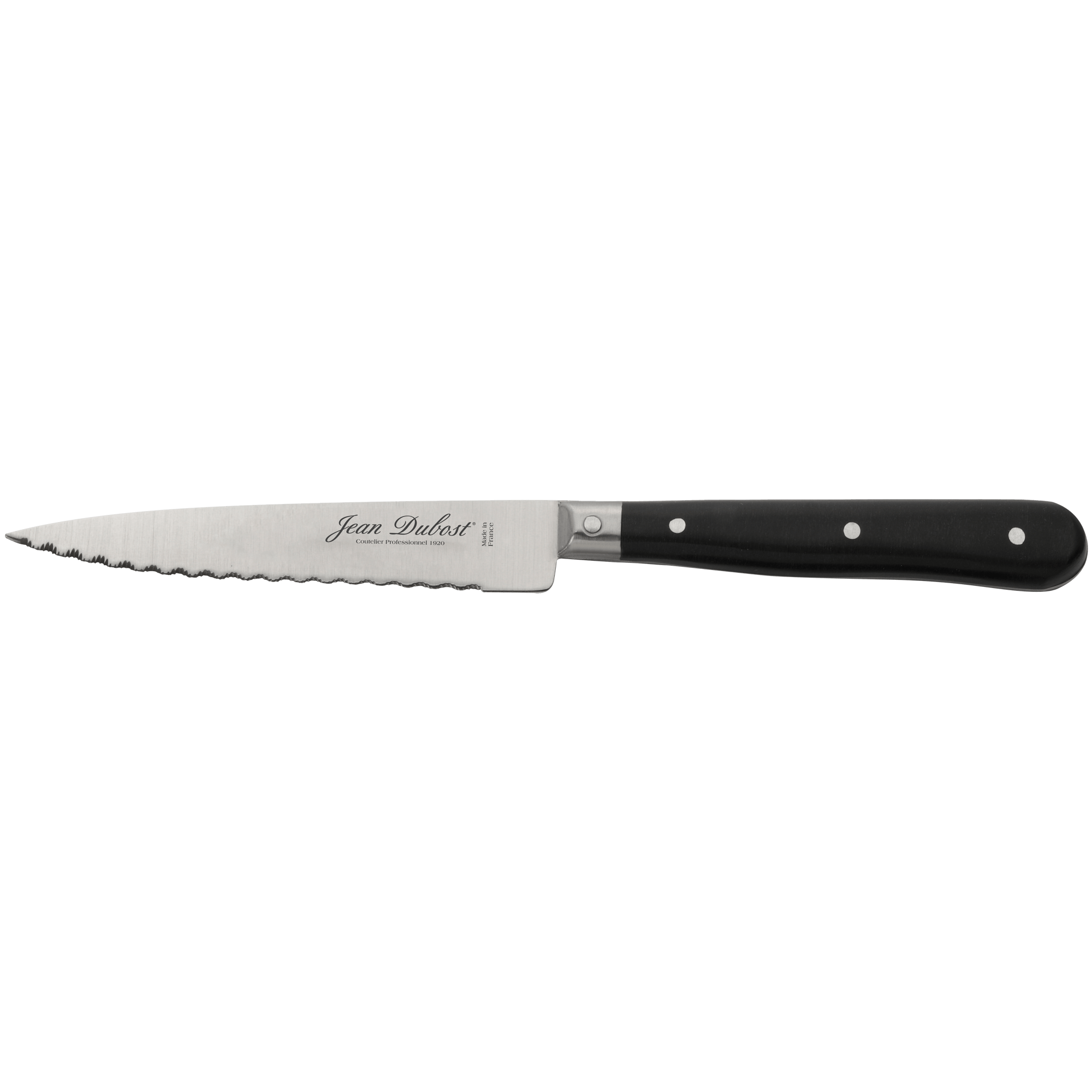 Couteau à steak classic Nogent manche noir