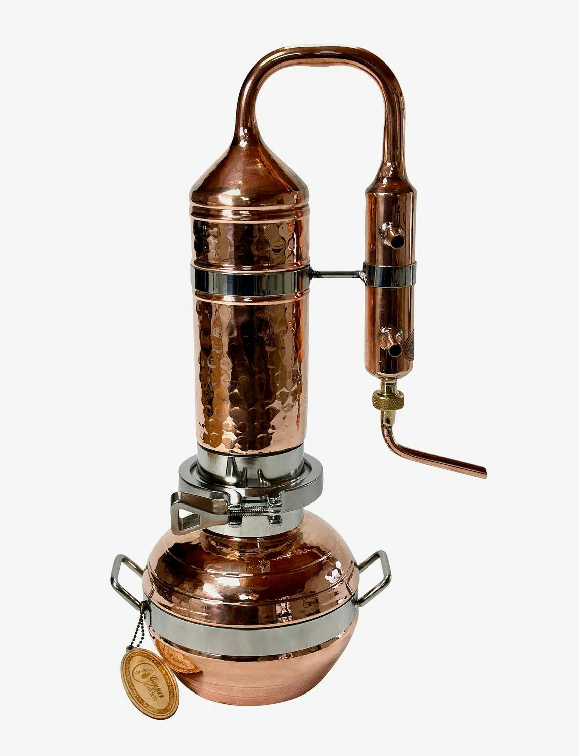 CopperGarden® Destillieranlage Arabia 2 Liter Tischdestille, Elektrisch &  Thermometer