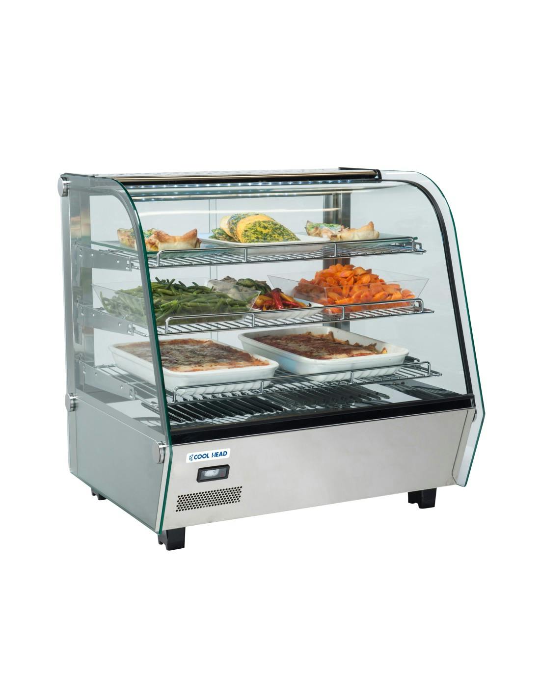 Vitrina Caliente Sobremostrador 120Ltr RH120 Eurofred | Makro