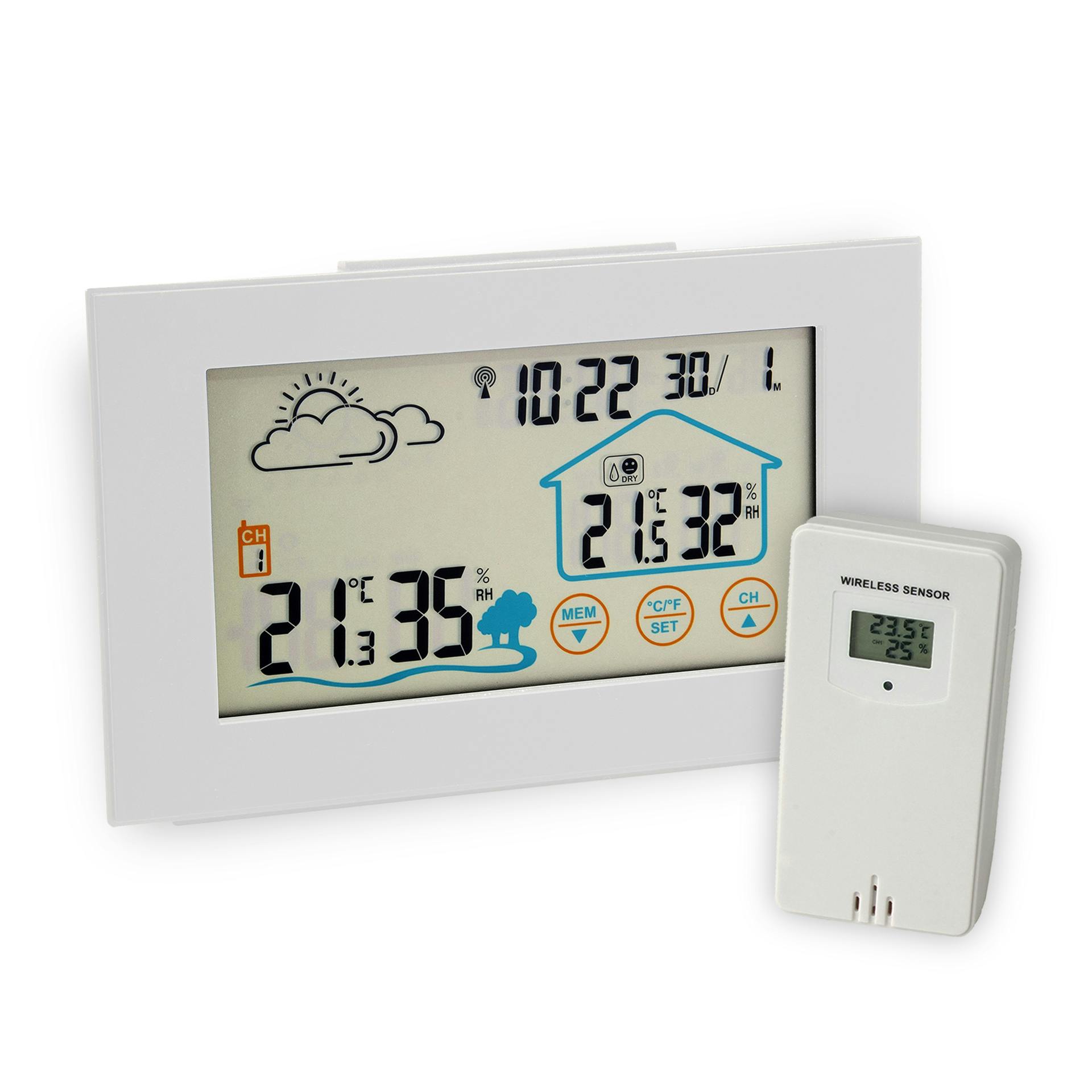 Thermomètre intérieur extérieur sans fil pour la mesure et la