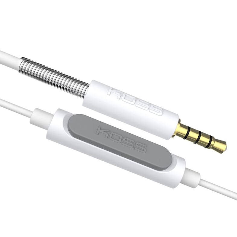Koss CS195 USB Auriculares con Cable y Micrófono con Cancelación Ruido,  Cascos de Diadema Monoaurales Ajustables