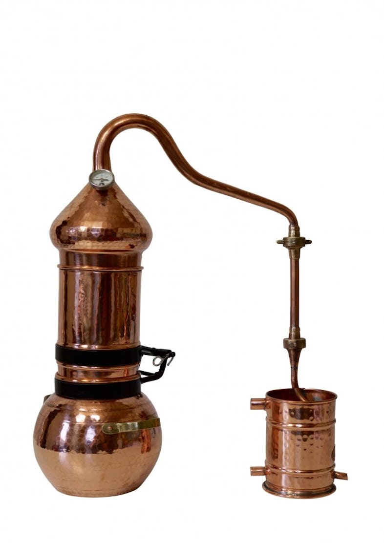 CopperGarden®` 2 Liter Kolonnenbrennerei Thermometer
