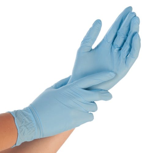 1000 Handschuhe Nitril puderfrei blau Größe M 