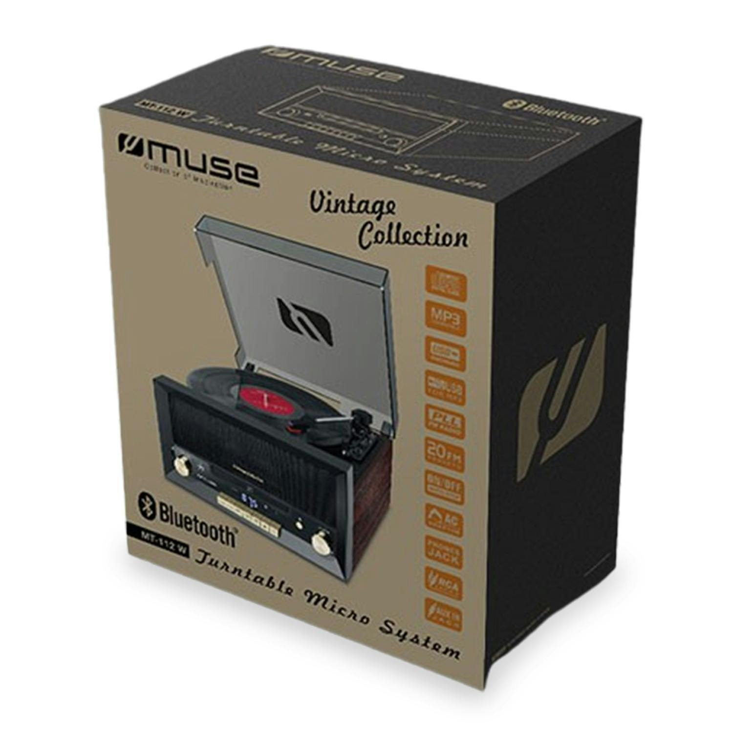 MUSE Platine vinyle USB MT-110 DAB sur