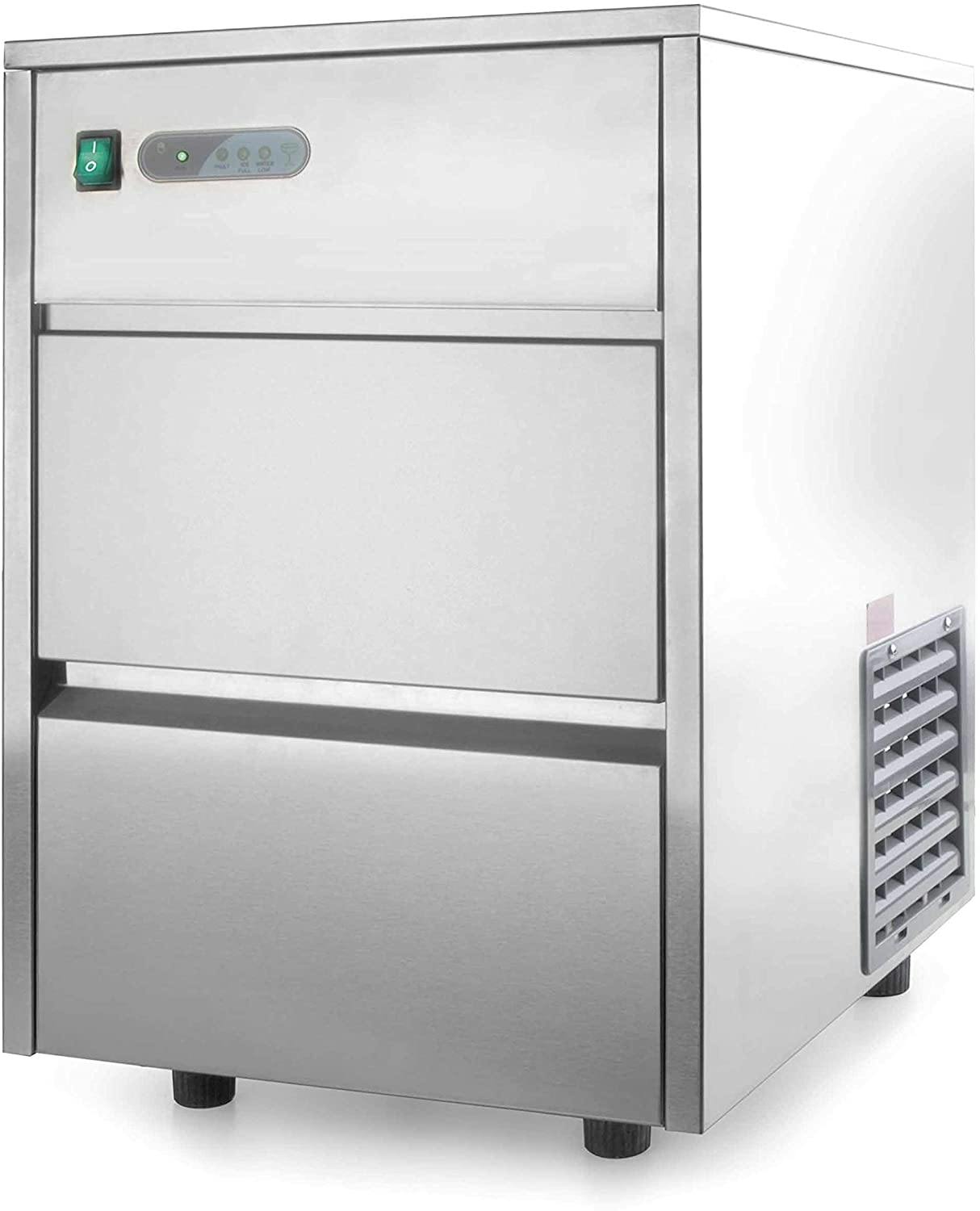 LACOR 69320Ice Maker Pro, 4 kg, aço inoxidável Makro